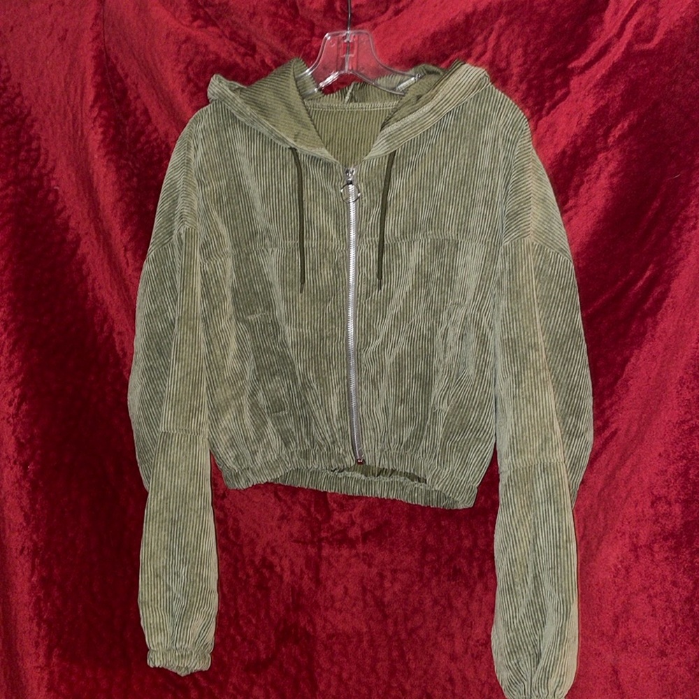 green jacket